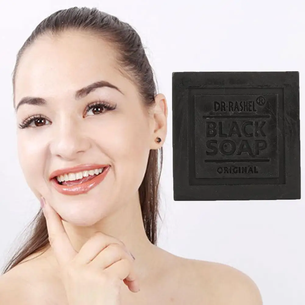 

Natural Organic Herbal Essential Black Bamboo Oil Soap Soap Whitening Skin Care Cleansing Face Acne Remove Hair Deep Handma U5T8