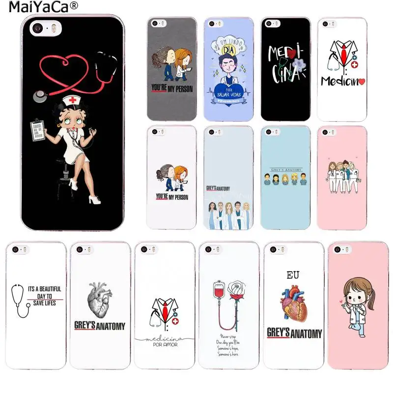 

MaiYaCa Cute Doctor Nurse Medical Medicine Health Heart Phone Cover for iphone SE 2020 11 pro XS MAX 8 7 6 6S Plus X 5 5S SE XR