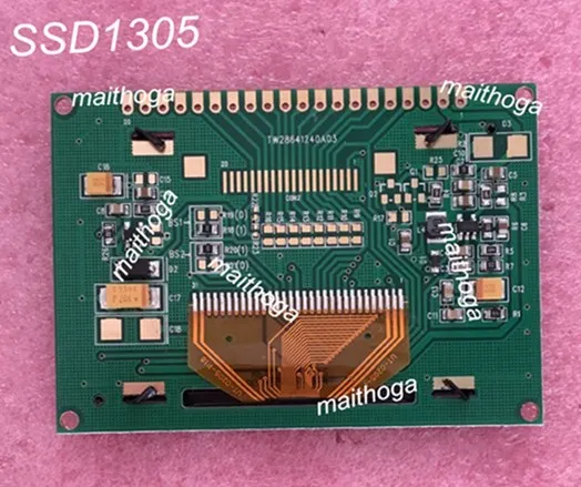 2 4-дюймовый 20-контактный SPI синий/желтый/зеленый/белый OLED модуль SSD1305 SSD1309 Привод IC