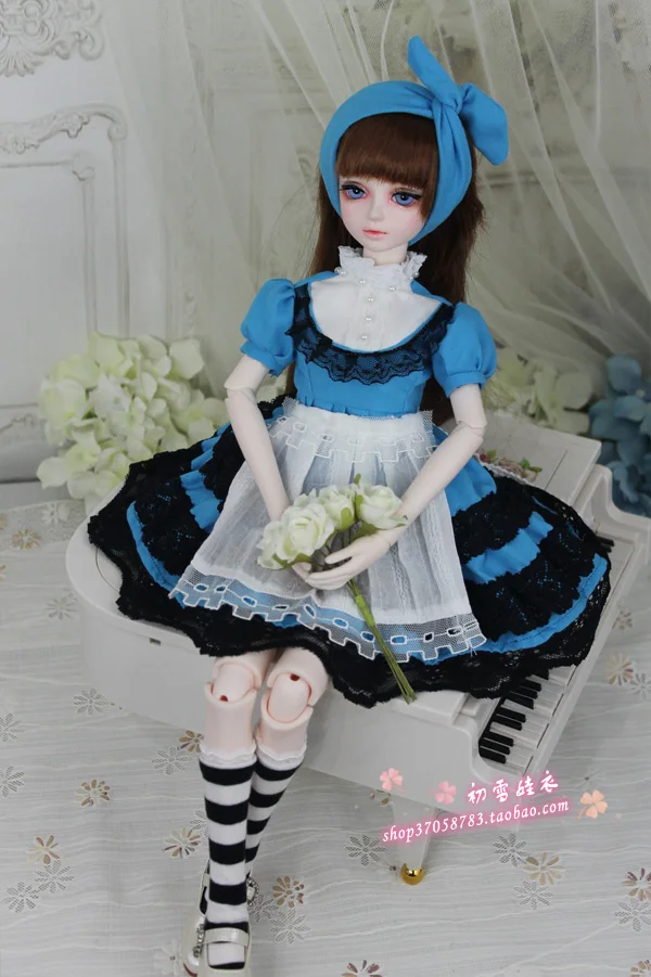 1/4 1/3 BJD одежда аксессуары комплект кукольного платья горничной для BJD/SD Giant baby MSD SD13