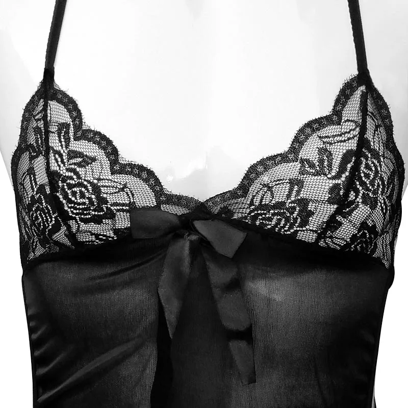 Кружевное экзотическое нижнее белье с открытой спиной прозрачное сексуальное