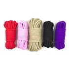 SM БДСМ игры 5 м бондаж веревки Высокое качество БДСМ секс удерживающий веревки для тела с перекрестной шнуровкой для взрослых для завязывания интимные игрушки для женщин Мужчины