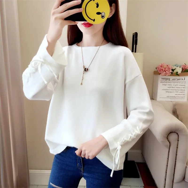 2019 осень-зима новый свитер женский с длинным рукавом толстый теплый свободный