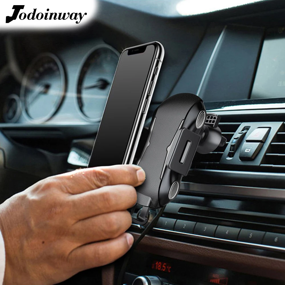 

15W wireless phone charger universal mobile charge bracket for huawei P30 qi quick charging adapter power supply cellphone stand