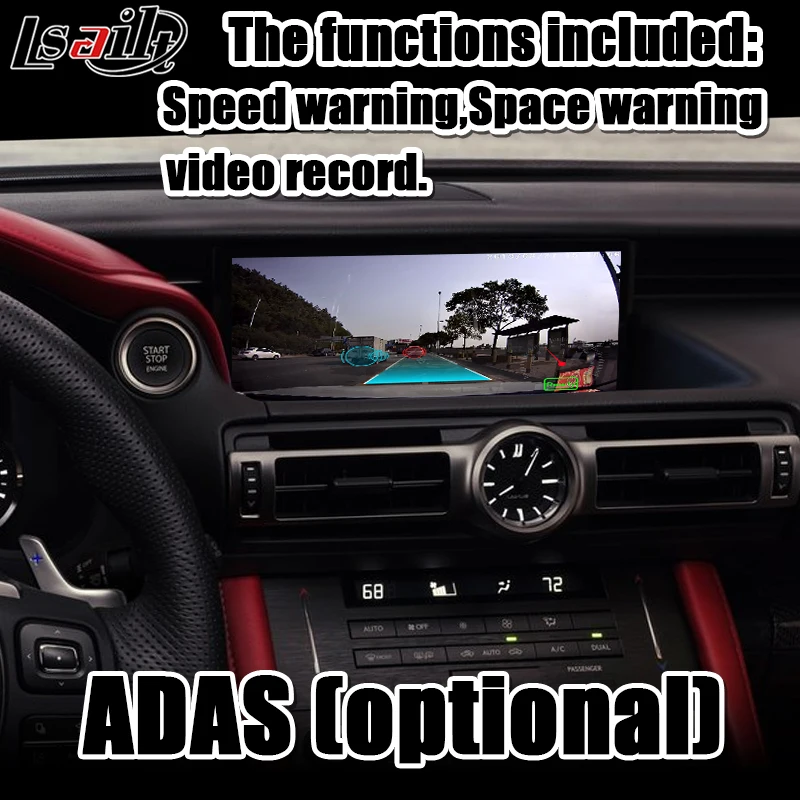 Lsailt 4GB CarPlay/ Android мультимедийный видеоинтерфейс для 2018 now Lexus RCF RC300 RC200t с YouTube Netflix
