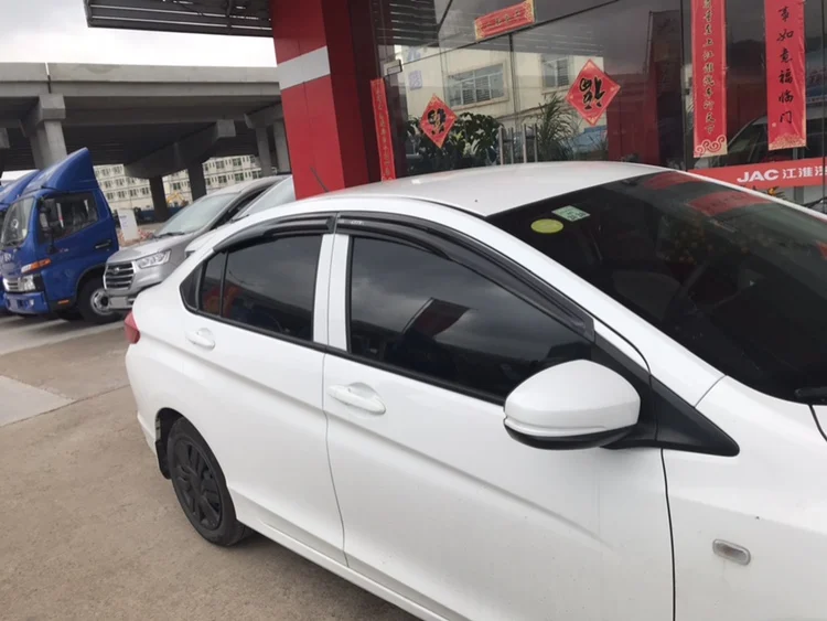 Пластиковый козырек для окна HONDA City 2015 2016 2017 2018 оттенки на вентиляционные