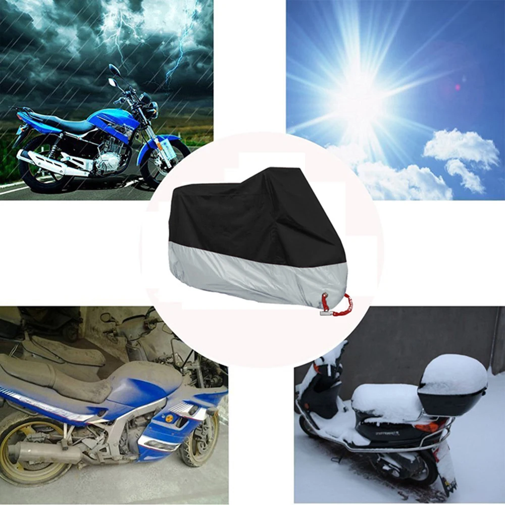 

M L XL 2XL 3XL 4XL Motorcycle Cover Universal Outdoor Uv Protector All Season Waterproof Bike Rain Dustproof Motor Scooter Cover