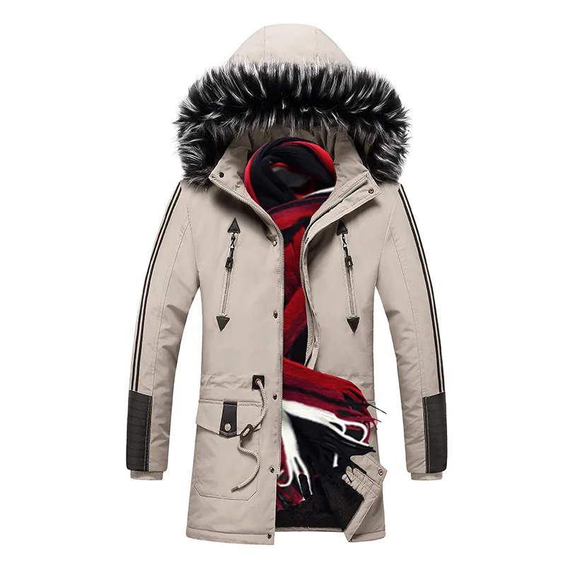 

2021 Winter Men's New Plush And Thickened Casual Warm Cotton Clothing
