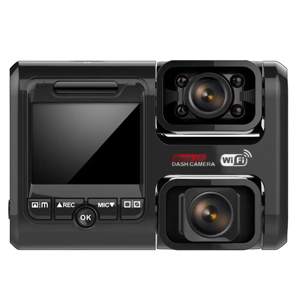 저렴한 80% 핫 세일!! 2160P HD 자동차 DVR 듀얼 렌즈 나이트 비전 파노라마 24h 파크 모니터 차량용 무선 대시 캠