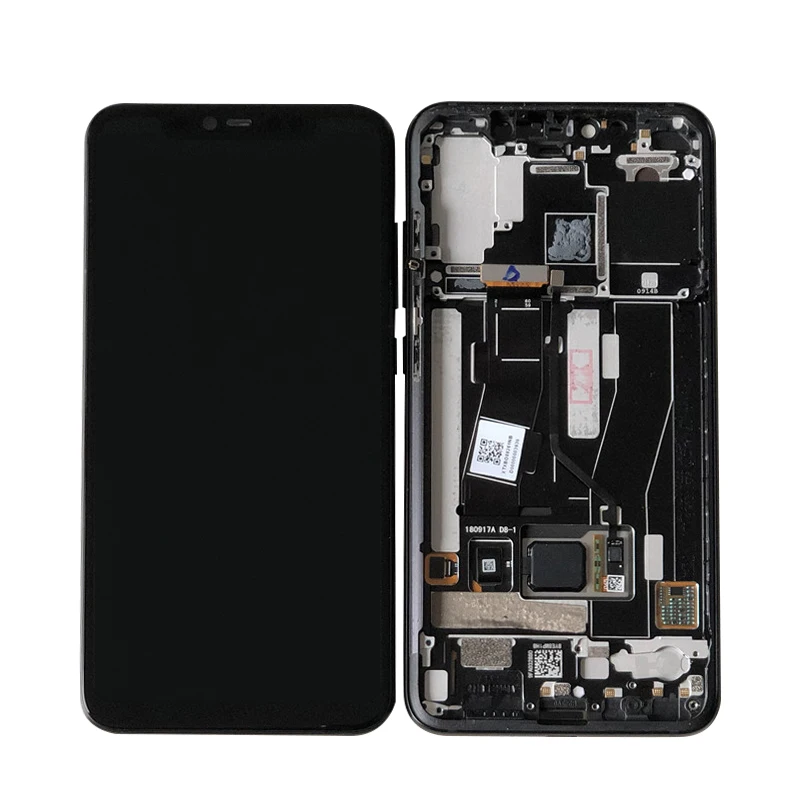 M& Sen ЖК-рамка для Xiao mi 8 Pro mi 8 Pro Встроенный экран отпечатков пальцев AMOLED ЖК-дисплей рамка+ сенсорный экран дигитайзер