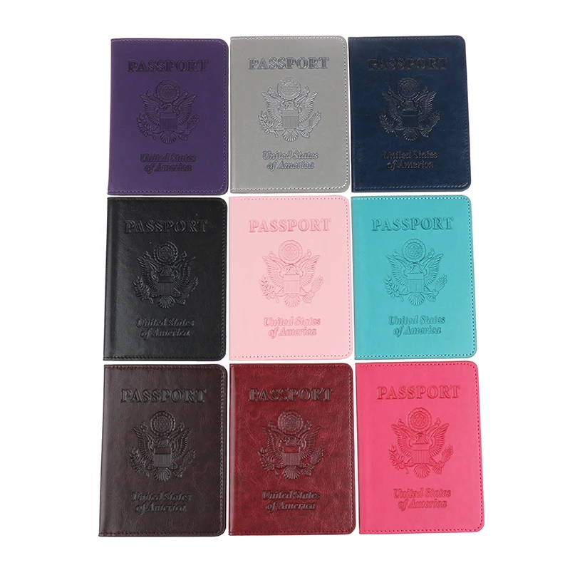 

New Arrival American Auto Driver's License Bag PU Leather Cover Pu Cover For Documents Car Card Holder Solid Driver's License