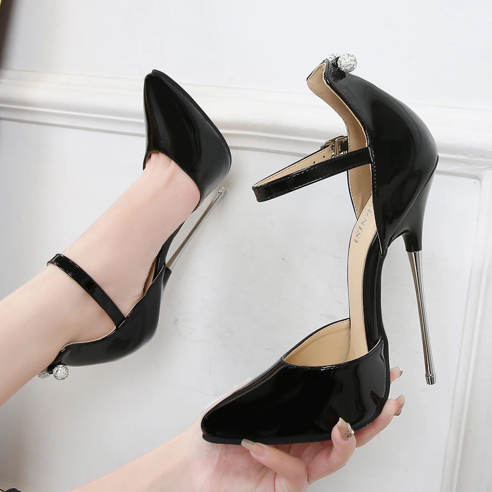 SDTRFT сезон весна-осень zapatos mujer свадебные туфли на высоком тонком металлическом