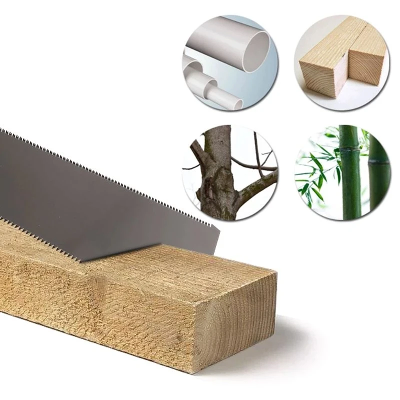 

Hand Saw 65 Hrc Sk5 Saw 3-Edge Teeth Wood Cutter For Tenon Wood Bamboo Plastic Cutting Woodworking Tools Double Faced Drop Ship