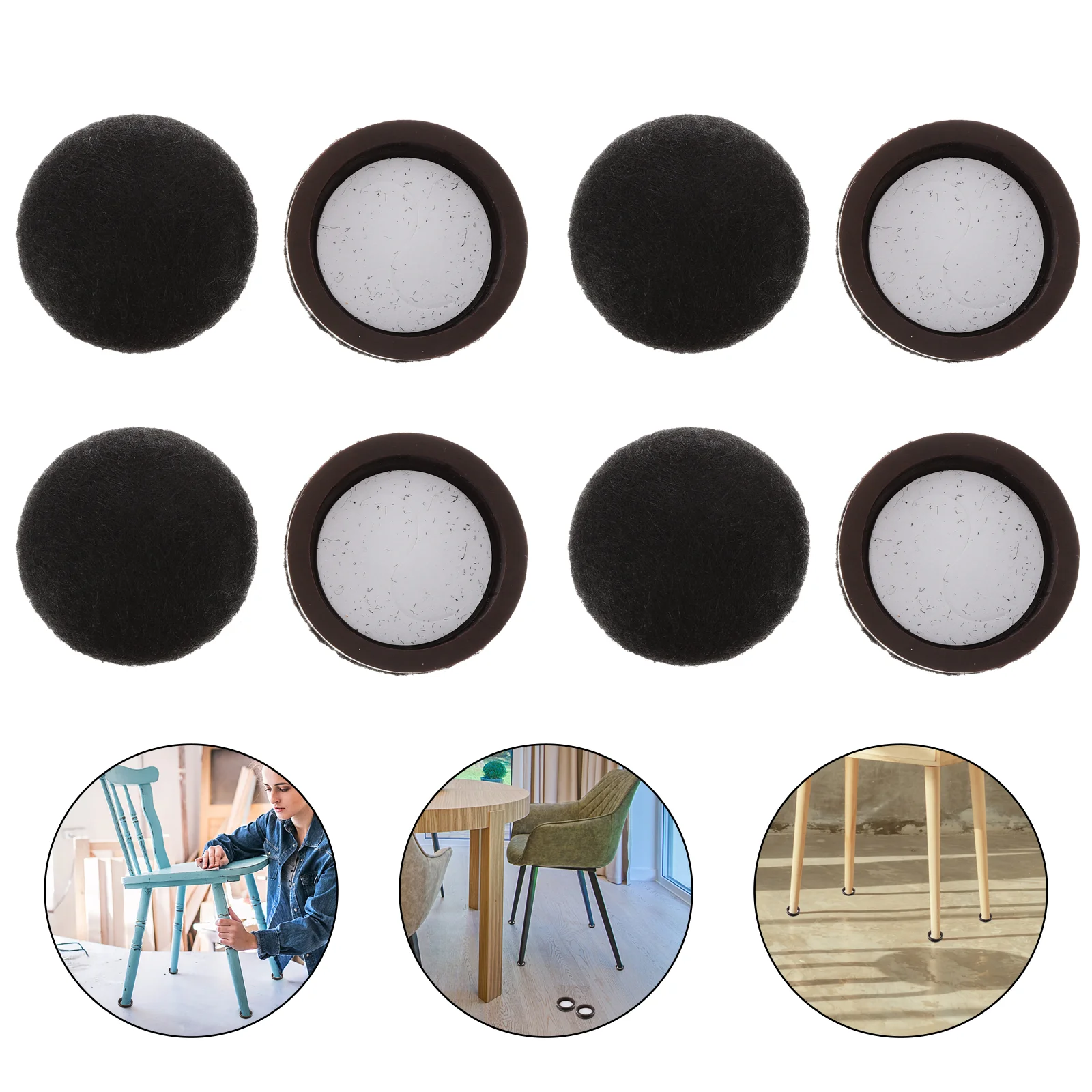 

16 Pcs Furniture Rubber Protection Covers Chair Leg Floor Protectors Home Parts