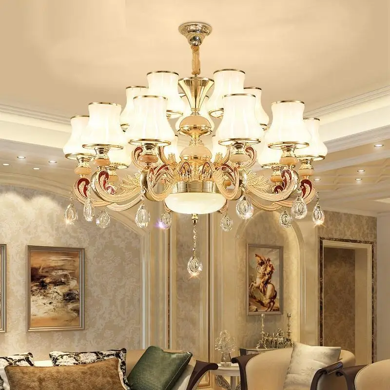 Para Comedor Lampadari imperni A Sospensione Crystal Luminaria Deco дом Lampen современный подвесной