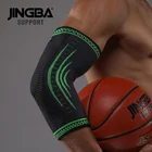 Поддержка JINGBA 1 шт. нейлоновая баскетбольная коленная Скоба для поддержки колена защита + браслет для бокса поддержка рук + поддержка лодыжки