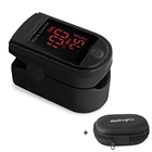 Измеритель уровня кислорода в крови, прибор для сна, светодиодный цифровой экран, с чехлом