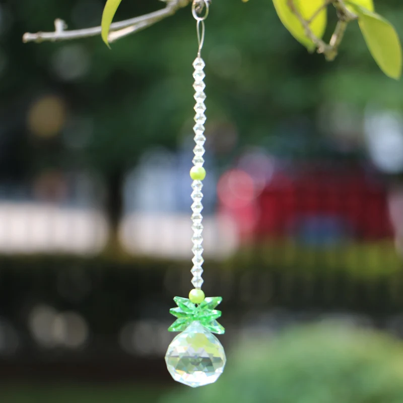 1 шт. стеклянный Хрустальный фэн шуй 20 мм 30 40 шар Призма кулон подвесная люстра