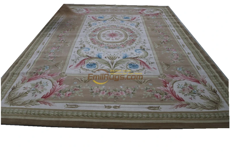 Goedkoop Savonnerie Naald-Punt Hand-Geweven Wol Tapijt Het Ambacht Van Maken Wol Door Hand Wol Breien Tapijten Antiek Vintage Runner Tapijten