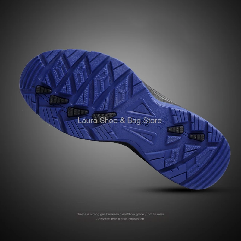 

breathable safety shoes men new work sneakers steel toe mesh kevlar work safety boots anti-puncture working shoes male security