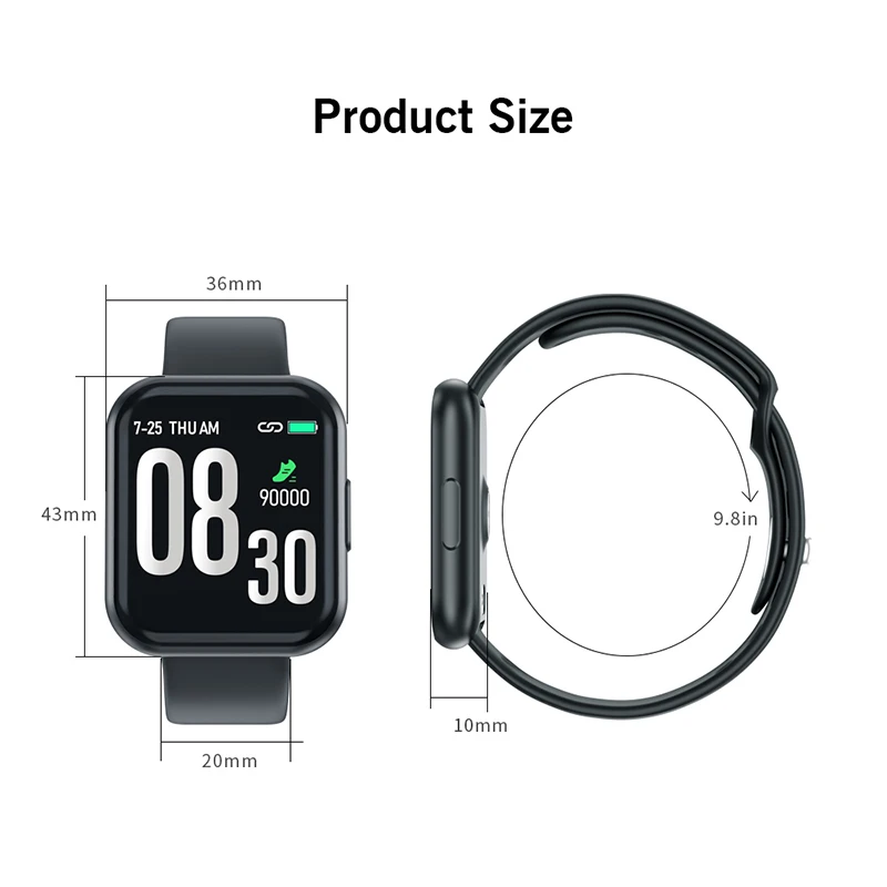 Смарт-часы FocuSmart 2020 для мужчин и женщин спортивные умные часы с датчиком