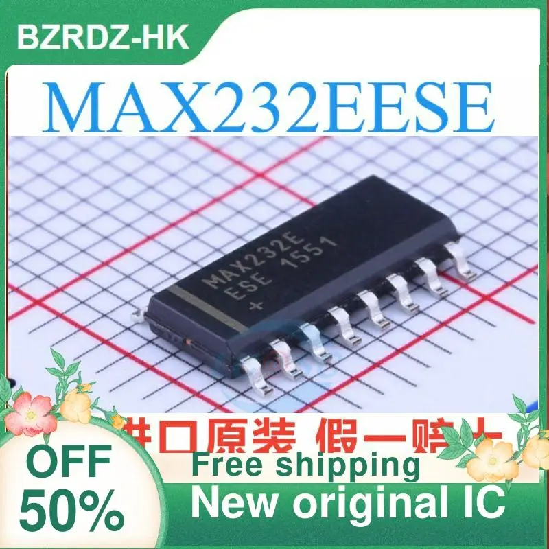 2-10PCS/lot MAX232 MAX232EESE MAX232ECSE SOP16 New original IC