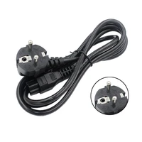 new 1 5m eu plug ac power cord euro iec c5 power extension cable power cable for notebook laptop pc computer monitor