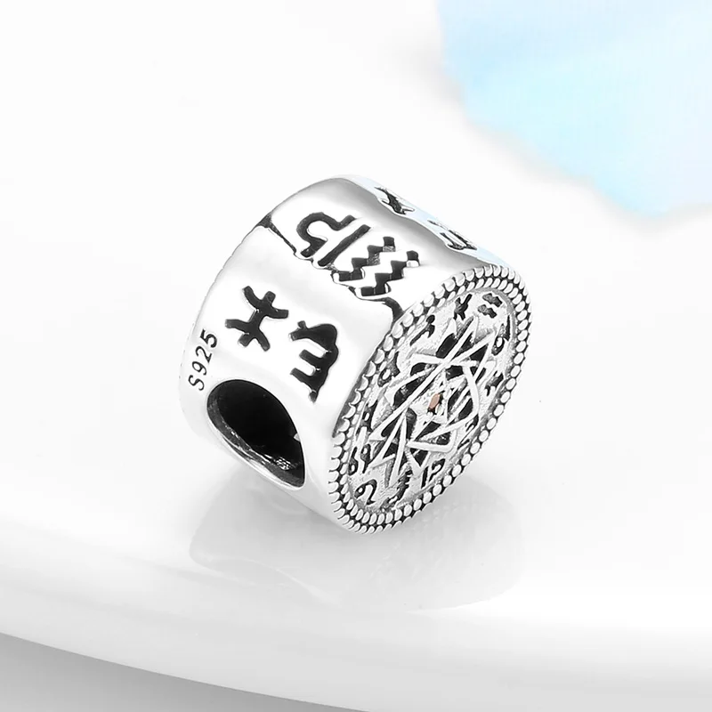 925 пробы серебро полное надежды Созвездие Овна очаровательные бусины подходят к