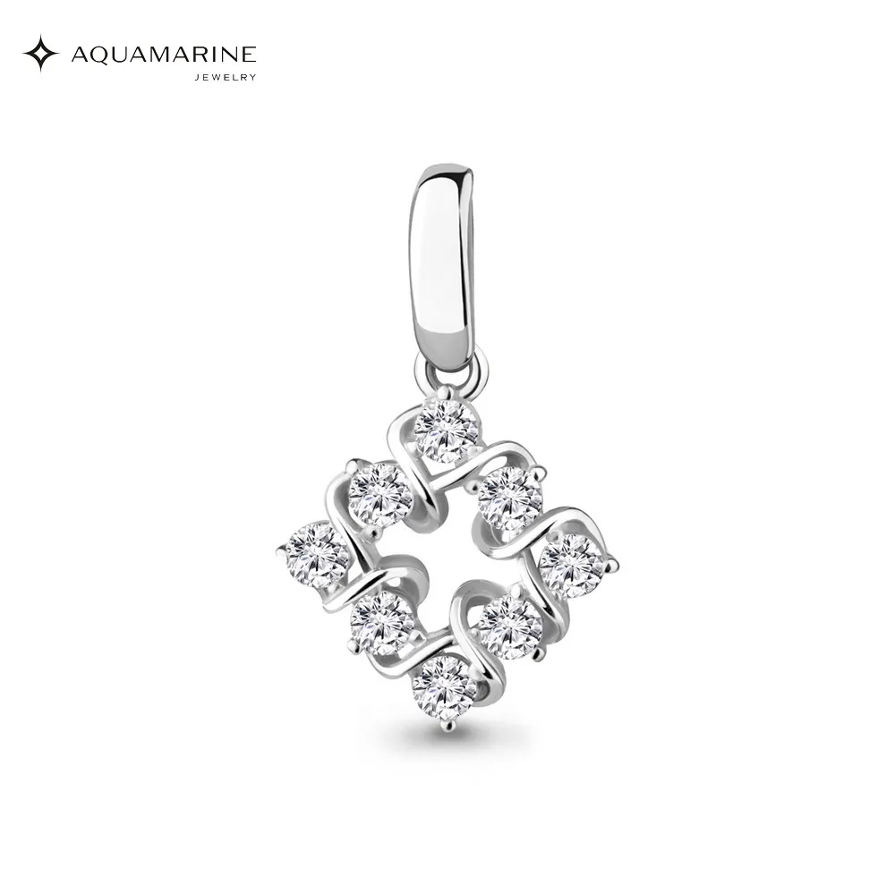 Подвеска классическая AQUAMARINE без вставок Серебро 925 пробы | Украшения и аксессуары