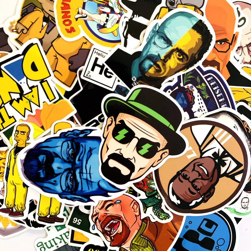 50 шт. наклейки на чемодан скейтборд ноутбук багаж холодильник телефон | Игрушки и