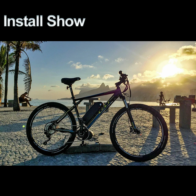 BAFANG мотор с кривошипным приводом BBS01 36V 350W КОМПЛЕКТЫ моторов Bafang 8FUN C18 дисплей