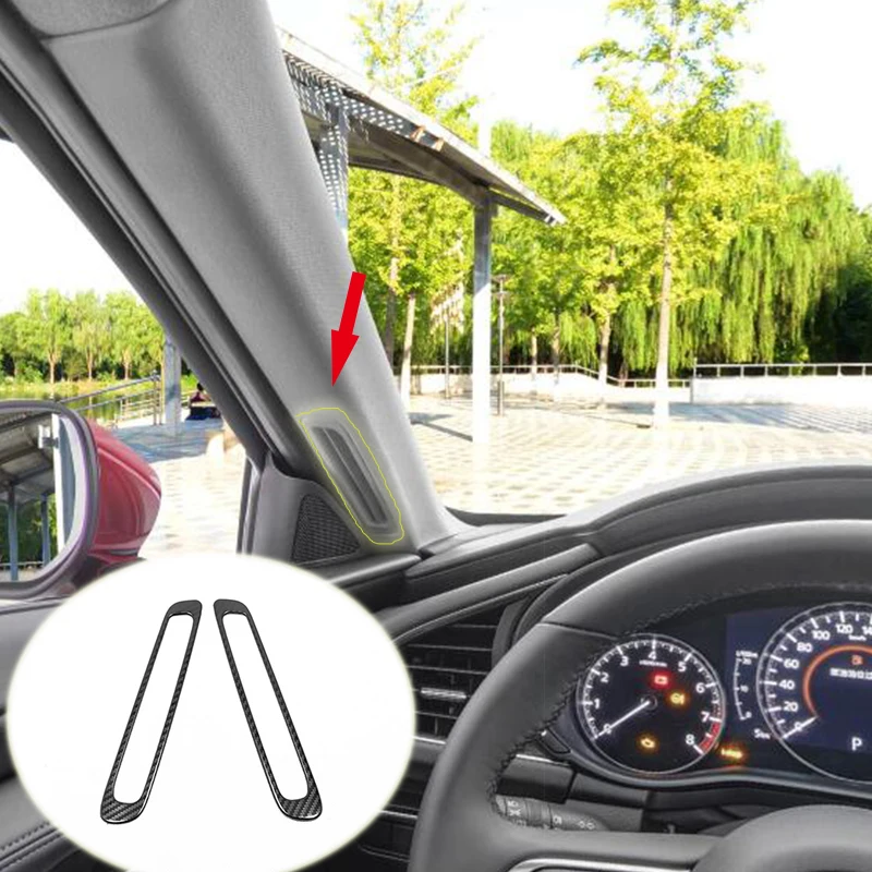 Для Mazda CX 30 2020 2021 нержавеющая сталь двери автомобиля окно Колонка кондиционер на