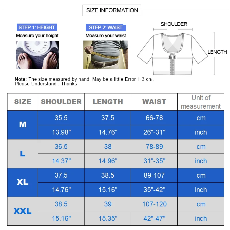 Мужская корректирующая одежда на молнии верхняя рука шейпер для плеч похудение