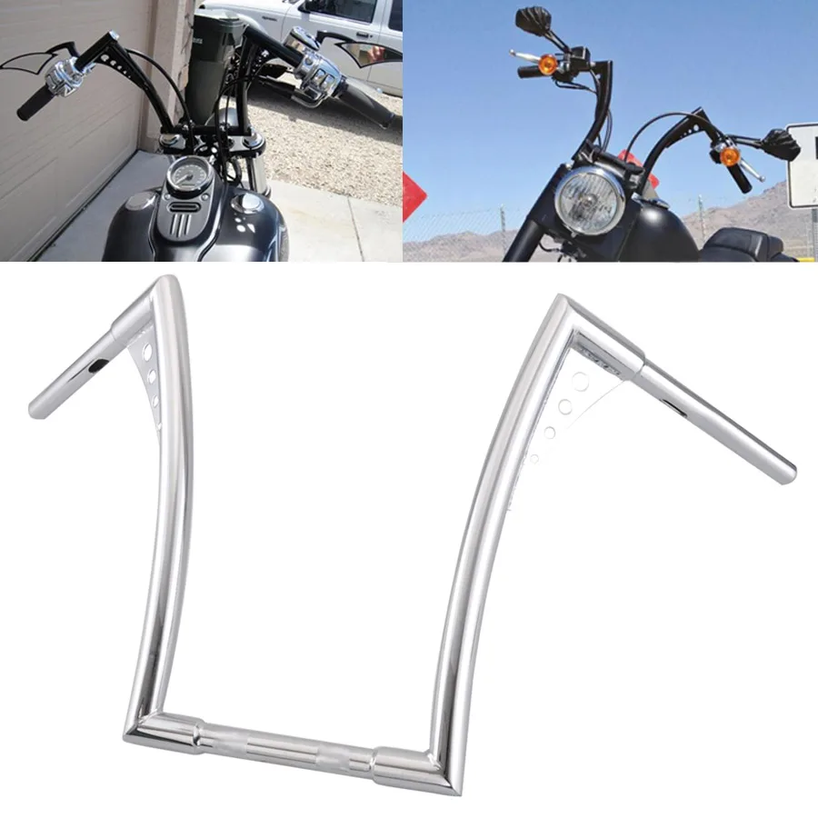 Мотоциклетные хромированные вешалки 1-1/4 &quot16&quot для руля Harley Dyna FLHT FXST Softail FLSTF Sportster