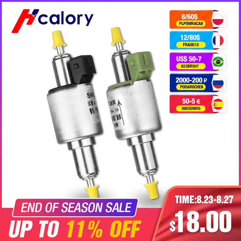 

BIG SALE 12V 24V Universal Car Heater Oil Fuel Diesel Pump Air Parking Heater Car Styling Accessories