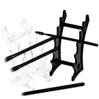 Новинка! 1 комплект держатель кисточки для нейл-арта ногтей салон щетки держателя для пера резьба носитель для хранения инструментов для маникюра Акриловые Держатель подставка A106