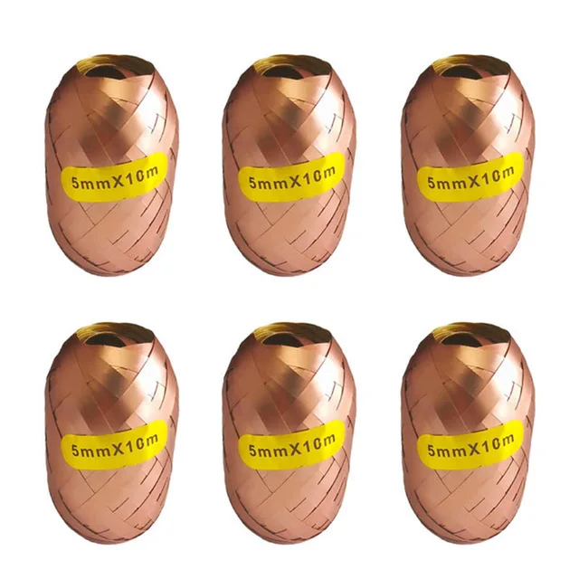 rose gold 1 шт., 5 м, праздничные принадлежности, прозрачная резиновая цепь, Гелиевый шар, украшение для свадьбы, ПВХ, украшение арки, воздушный шар, цепь, вечерние украшения - Цвет: rose gold