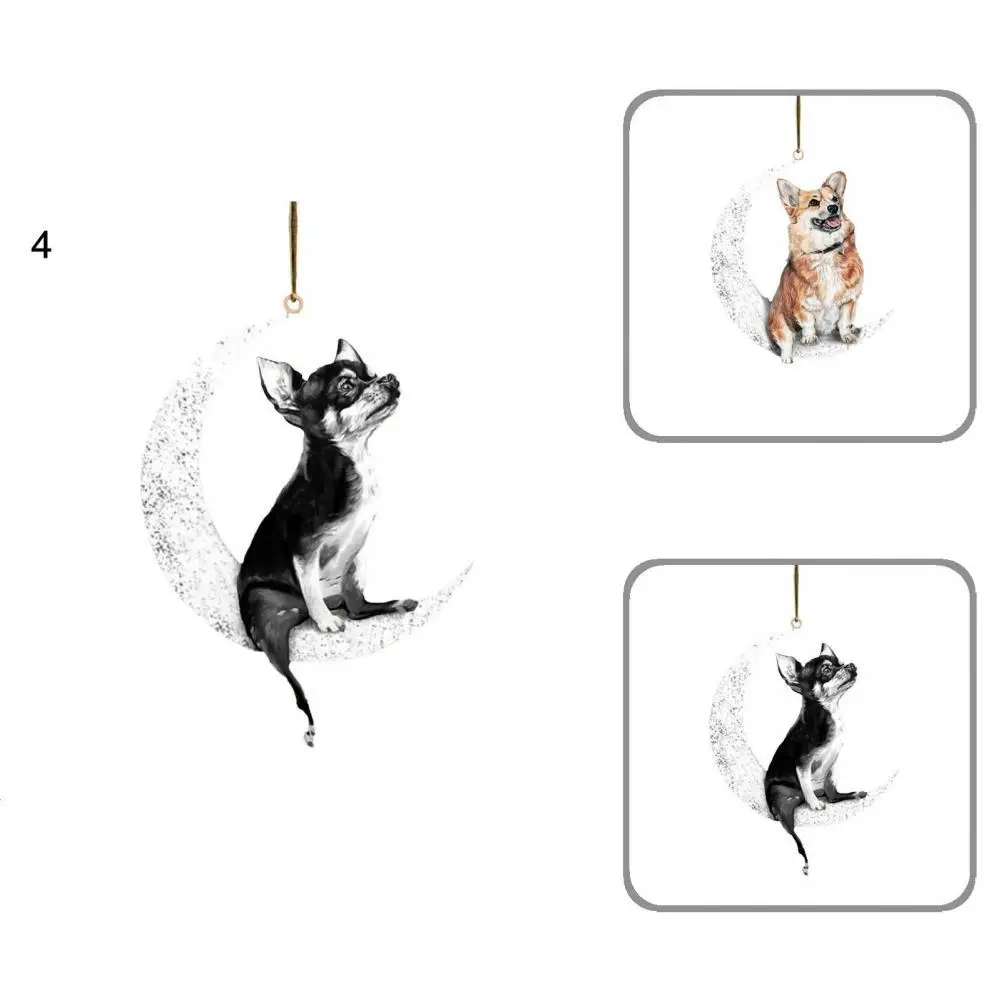 

Smooth Edges Arcylic Christmas Tree Decoration Hanging Pendant for Home