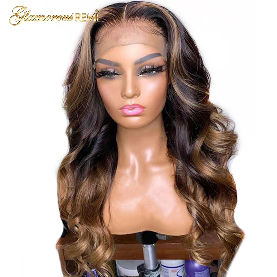 Бразильские волосы Remy кружевные передние человеческие парик 13*6 глубокая часть