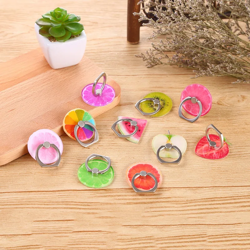 Универсальный держатель для телефона с изображением фруктов застежка