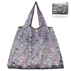 Перерабатываемая тканевая сумка можно использовать повторно-сумка для покупок-сумка для хранения портативная складная сумка через плечо сумка-тоут 50 фунтов