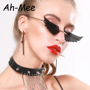 Солнечные очки в стиле панк женские, небольшие зеркальные солнечные аксессуары кошачий глаз, в винтажном стиле, уникальные модные, черные