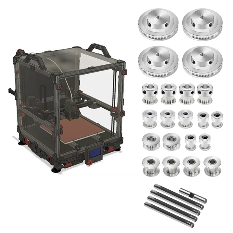 1 Set GT2 Timing Belt Drive 625 F695 2RS Synchronous Wheel for Voron V2.4 3D Printer Accessories