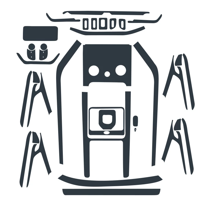 Пленка для салона автомобиля экран навигации с центральным управлением