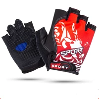 outdoor sport gloves for motocross motorcycle bicycle rider plus size fitness fishing red blue black half finger hand protection