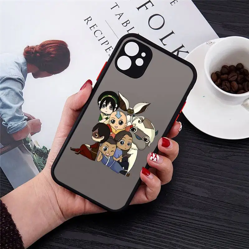 

Avatar The Last Airbender Japan anime Phone Cases matte transparent For iphone 7 8 11 12 plus mini x xs xr pro max cover