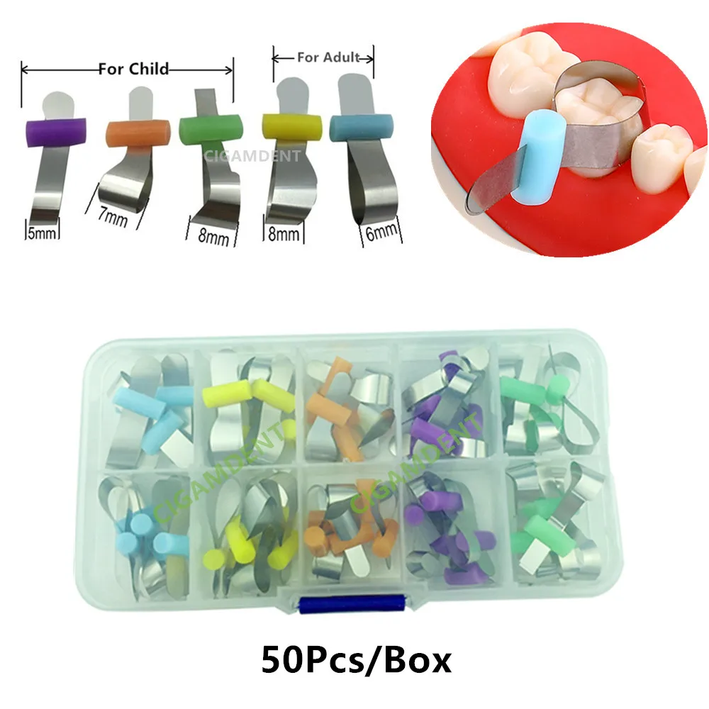 100 шт. стоматологические композитные заполняющие инструменты Tofflemire матричные