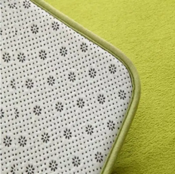 Высококачественный бежевый однотонный ковер из кораллового бархата