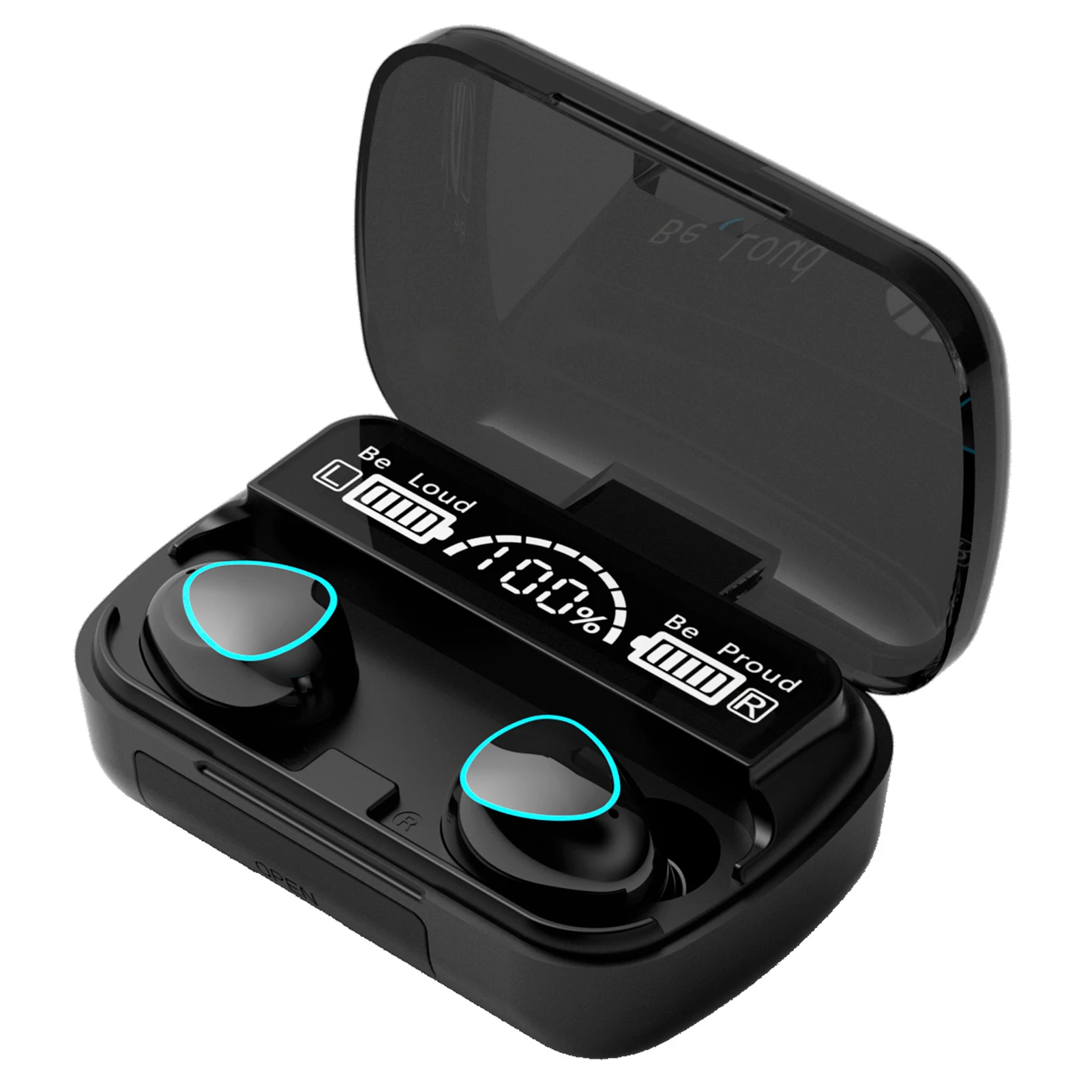 

M10 TWS беспроводные наушники Bluetooth-совместимые 5,1 Mini In-Ear 9D с сенсорным управлением, спортивные шумоподавляющие наушники для Xiaomi