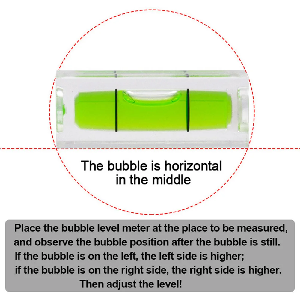 

Spirit Spirit Level Square 3Pcs Bubble For Leveling Tubular Level Leveller Durable